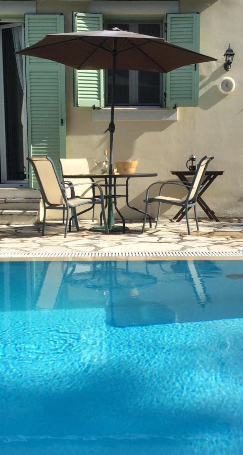 Gastouri Villa Pascalia With Heated Pool In October And Views Achilleion Ngoại thất bức ảnh