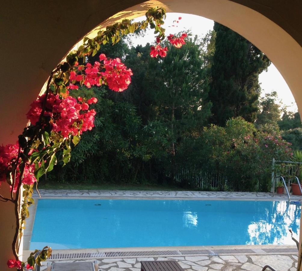 Gastouri Villa Pascalia With Heated Pool In October And Views Achilleion Ngoại thất bức ảnh