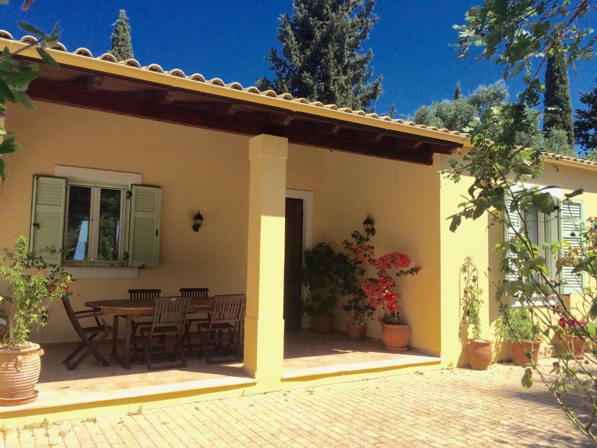 Gastouri Villa Pascalia With Heated Pool In October And Views Achilleion Ngoại thất bức ảnh